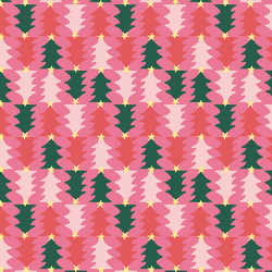 Merry Trees in Magenta