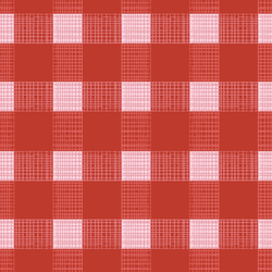 Woven Plaid in Red