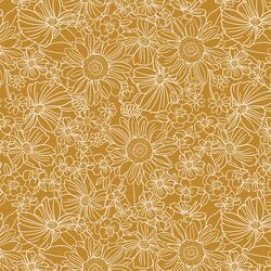 Sunflower Garden in Vintage Gold