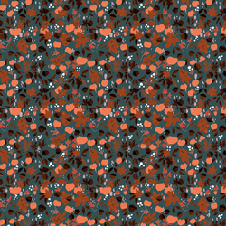 Acorns in Teal