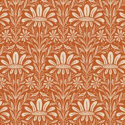 Woodland Daisy Fan in Rust