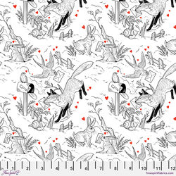 Toile in White