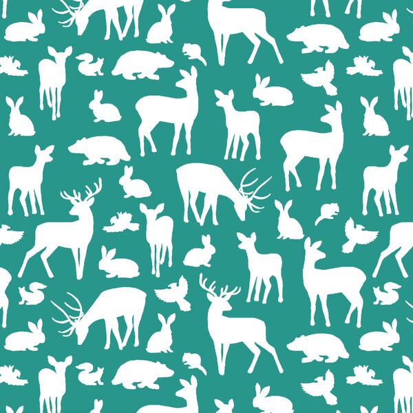 Forest Friends in Jade