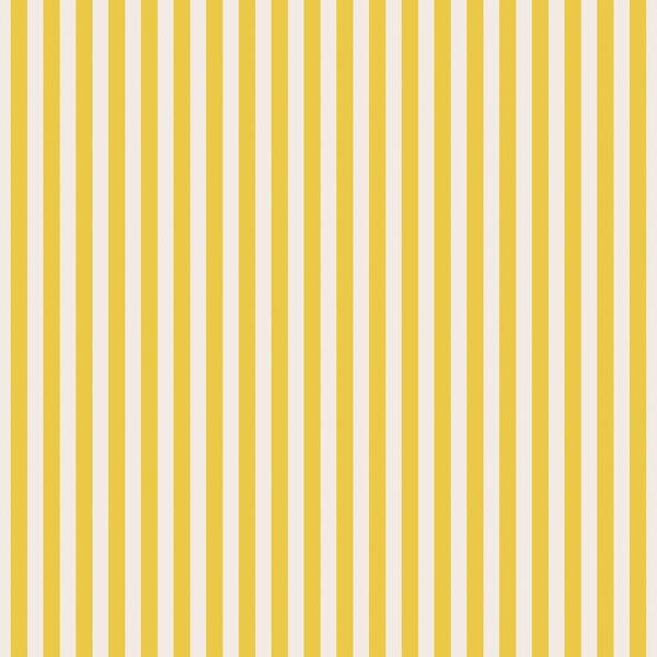 Umbrella Stripe in Lemon Yellow