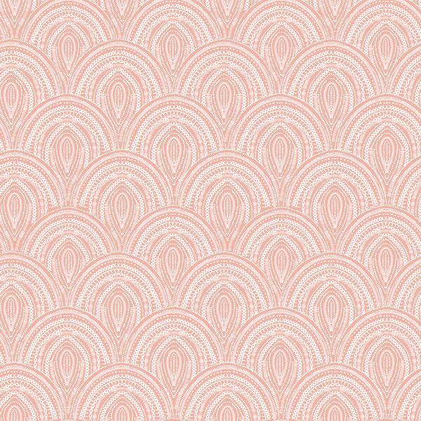 Fun Stitched Scales in Soft Pink