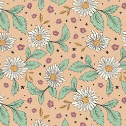 Magical Daisies in Peach