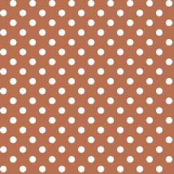 Candy Dot in Terracotta