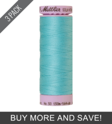 Blue Curacao (9105-2792) - Silk Finish Cotton 50wt - 164 Yards (3 Pack)