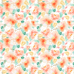 Small Phoebe Floral in Sunrise