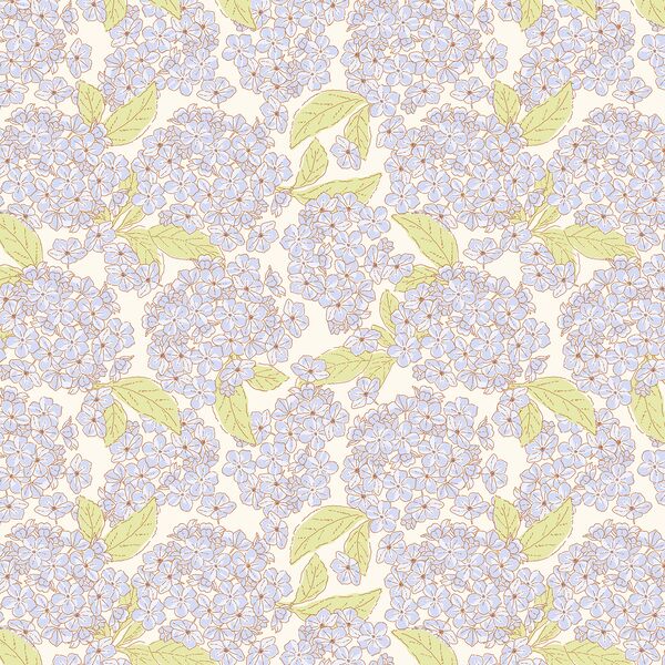 Summer Hydrangeas in Cream