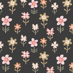 Folk Blooms in Shadow