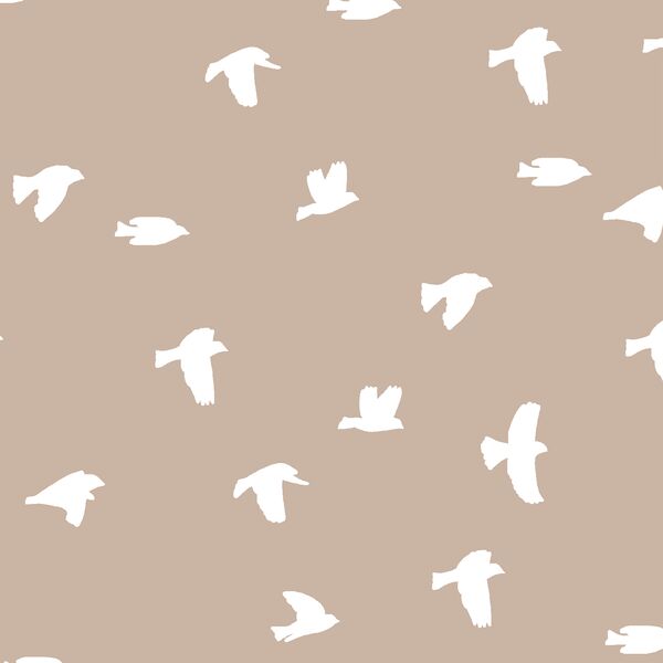 Flock Silhouette in Sand