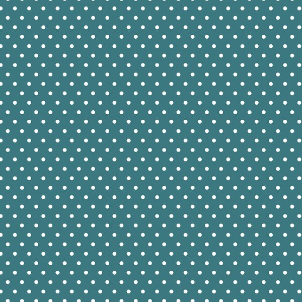 Winter Polka Dots in Ocean Blue