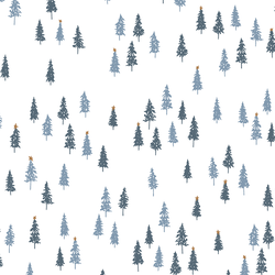 Woodland in White