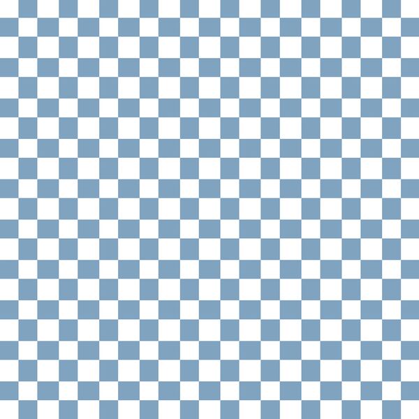 Spring Checks in Blue
