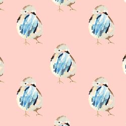 Spring Birdie in Pink Blossom