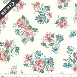 Floral Wideback in Cloud
