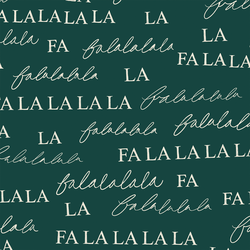 Falalala in Emerald Green