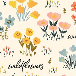 Large Field of Wildflowers in Bliss