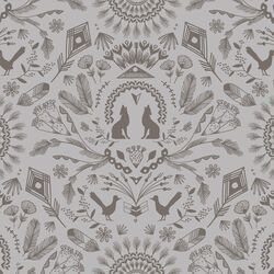 Desert Damask in Pebble