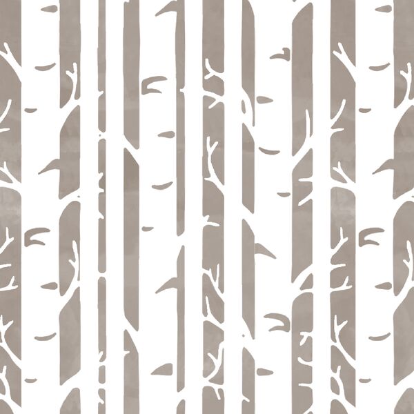 Birches in Taupe