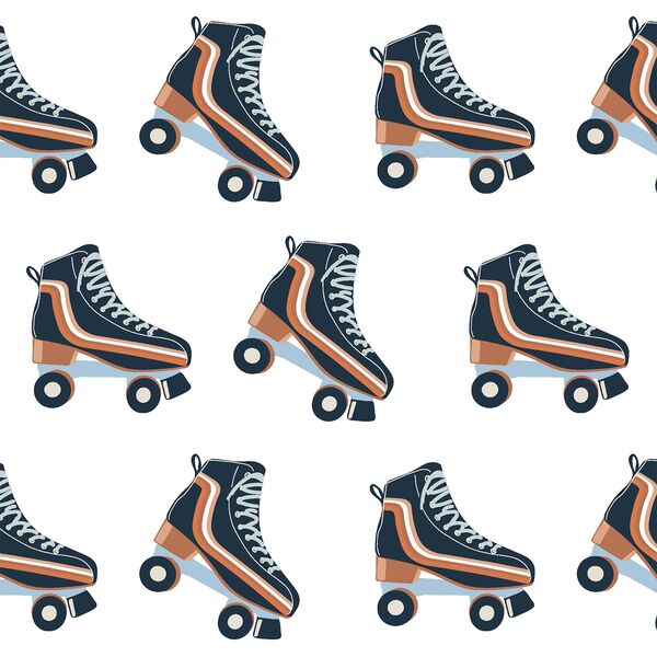 Roller Skates in Retro