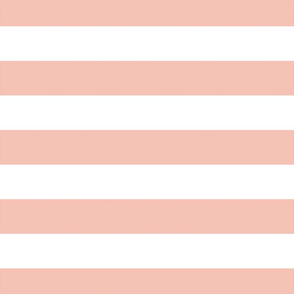 Horizontal Play Stripe in Petal