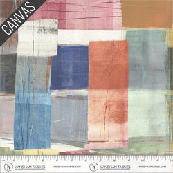 Patch Bojagi Canvas in Persimmon