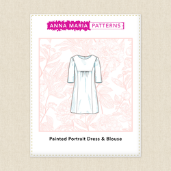 Painted Portrait Blouse and Dress
