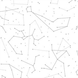 Star Charts in Pebble on White