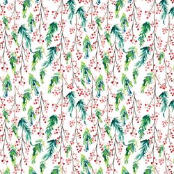 Pine Berry in White
