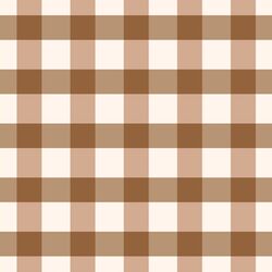Holiday Gingham in Gingerbread