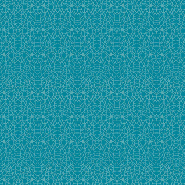 Coral Coastline in Teal