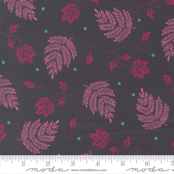 Paisley Leaf in Midnight