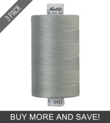 Fieldstone (9141-0412) - Silk Finish Cotton 40wt - 1094 Yards (3 Pack)
