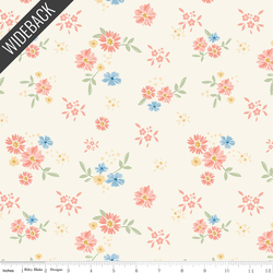 Floral Wideback in Cream