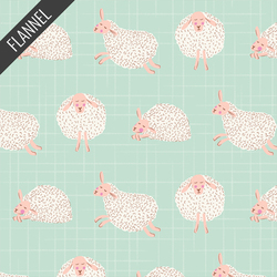 Wooly Stroll Flannel in Sky