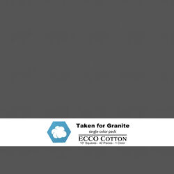Ecco Cotton 10" Square Pack in Taken for Granite