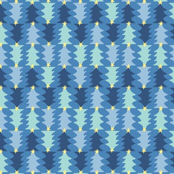 Merry Trees in Blue Jay