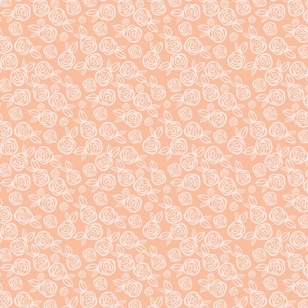 Little Tea Roses in Soft Apricot