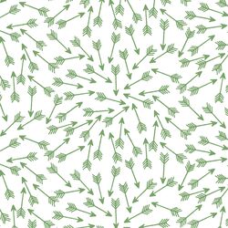 Arrows in Pistachio on White