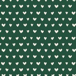 Big Queen of Hearts in Deep Emerald