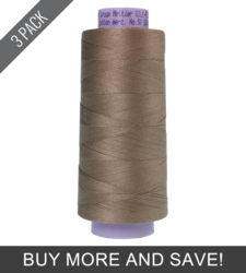 Khaki (9150-1228) - Silk Finish Cotton 50wt - 2000 Yards (3 Pack)