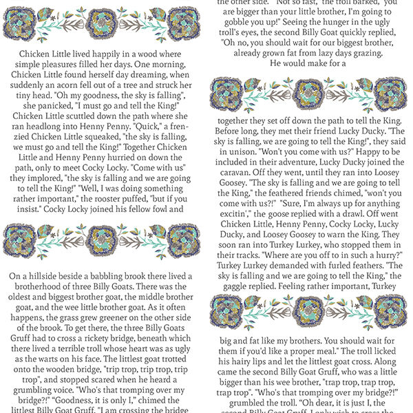 Fabled Text in Glade