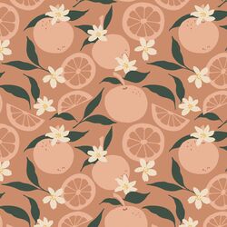 Orange Blossom in Dusty Coral