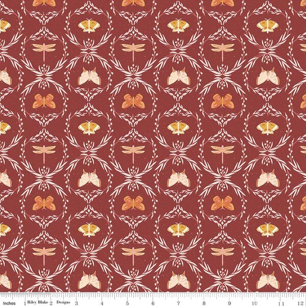 Butterfly Wreath in Marsala