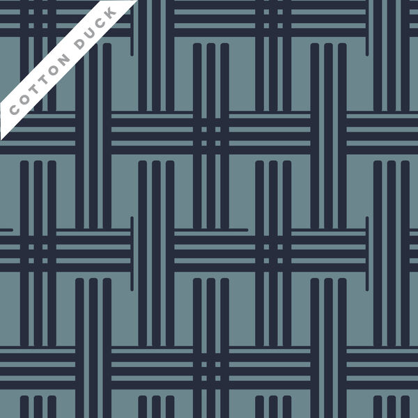 Rami Cotton Duck in Blue