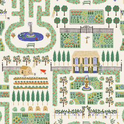 Aerial Garden in Cream