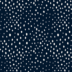 Raindrop Dot in Deep Blue