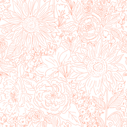 Paperie in Summer Strawberry on White